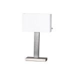 BY RYDÉNS PRIME LAMPE DE TABLE HAUTEUR 47CM NICKEL/BLANC