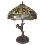 CLAYRE&EEF LAMPE À POSER 5LL-6111 AU STYLE TIFFANY