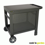 DESSERTE EN MÉTAL - NOIR - REVA 80 COOK IN GARDEN
