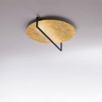 ICONE ESSENZA PLAFONNIER 927 Ø47CM OR/NOIR