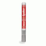 LOT DE 6 - DARWI MARQUEUR PEINTURE SUR CUIR POINTE CONIQUE FINE 2MM - ARGENT