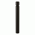 POTELET AGGLO Ø 102 MM - ZINC NOIR 9005 - PROCITY