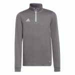 SWEAT DEMI-ZIP ENFANT- ADIDAS - ENTRADA 22 TRAINING GRIS