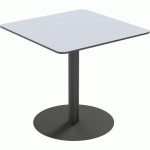 TABLE D'EXTÉRIEUR CROSS CARRÉE 80X80CM H75CM - PLATEAU GRIS - PAPERFLOW