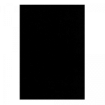 JADOREL - 200X200 ROND - TAPIS SALON NOSSA NOIR 200X200 ROND OEKO TEX® EN POLYPROPYLÈNE DOUX ET SOYEUX - NOIR