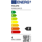 AMPOULE LED FLAMME FILAMENT 35W, BLANC CHAUD - PHILIPS