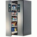 ARMOIRE V-MOVE-90 V90.196.081.VDAC:0013 GRIS/ACIER INOXYD. - ASECOS