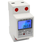 CREA - SINGLE PHASE DIN-RAIL ENERGY METER 5-80A 220V 50HZ ELECTRONIC KWH METER WITH LCD BACKLIGHT DIGITAL DISPLAY DDM15SD