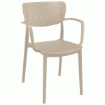 FAUTEUIL LOFT POLYPROPYLÈNE - TOURTERELLE - STAMP