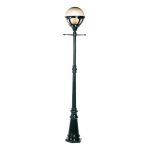 K.S. VERLICHTING LAMPADAIRE D\'EXTÉRIEUR BALI, 215 CM, NOIR