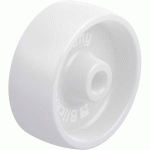 LOT DE 2 - BLICKLE - ROUE Ø 80MM BANDAGE POLYPROPYLÈNE PP 120KG - PPN 80/12G