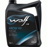 BIDON 5 LITRES D'HUILE PARAFFINIQUE HYDRAULIC HV ISO 46 - 8306402 - WOLF