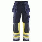 PANTALON DE TRAVAIL ARTISAN MULTINORMES FLUORESCENT TAILLE 54C - BLAKLADER