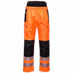 PORTWEST PW342 PANTALON EXTRÊME HAUTE VISIBILITÉ PW3 ORANGE/NOIR - TAILLE L - STANDARD