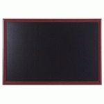 TABLEAU NOIR, CADRE ASPECT CERISIER, 900 X 600 MM