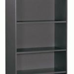 BIBLIOTHÈQUE HAUTE FINITION CHÊNE CLAIR - CORPS ANTHRACITE EXPRIM