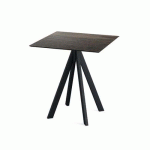 INFINITY TABLE DE BISTROT RIVERWASHED WOOD 70X70 CM - VEBA