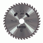 LAME DE SCIE CIRCULAIRE TIVOLY Ø 165 MM X 20 MM, 36 DENTS CARBURE
