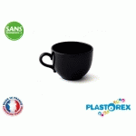 MAXI TASSE MELAMINE NOIRE 62 CL DIAM 12,4 - 9,1 CM