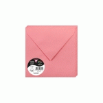 PAQUET DE 20 ENVELOPPES POLLEN 165X165MM 120G/M² - LITCHI - LOT DE 3