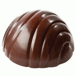 PLAQUE CHOCOLAT - 21 DEMI-SPHÈRES 8 RAYURES 6 G