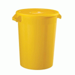 POUBELLE ALIMENTAIRE PRATIK 100 LITRES ROSSIGNOL, JAUNE