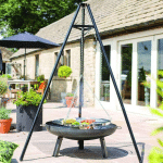 PROLENTA PREMIUM - MAISON DU'MONDE - GRIL À TRÉPIED NOIR 172 CM BBQ TRIPOD