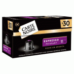 CAPSULES DE CAFÉ CARTE NOIRE PUISSANT N° 11 - BOÎTE DE 30