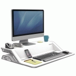 FELLOWES PLATE-FORME ASSIS-DEBOUT LOTUS BLANC