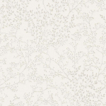 PAPIERS PEINTS INTISSÉS FEUILLE POUR COULOIR | PAPIER PEINT SCANDINAVE BEIGE CRÈME | TAPISSERIE SALON BEIGE CRÈME MOTIF FEUILLE - 10,05 X 0,53 M