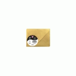 PAQUET DE 5 ENVELOPPES POLLEN 75X100MM 120G/M2 - OR - LOT DE 10