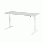 BUREAU ÉLECTRIQUE XMKA12 -180 X 80 CM GRIS - HAMMERBACHER