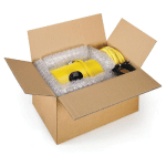 CAISSE CARTON BRUNE DOUBLE CANNELURE RAJA 118X78X80 CM