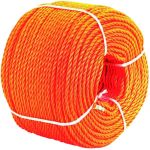 CAROTTE POLYPROPYLENE ORANGE 8MM LG.10M RR=1050KG