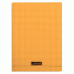 LOT DE 10 - CAHIER PIQUÉ 8000 POLYPRO A4 96 PAGES PETITS CARREAUX 90 G - ORANGE