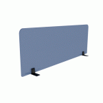 PANNEAU ÉCRAN ACOUSTIQUE AGATHE FLEXMUTE BLEU CIEL - AVEC FIXATIONS POUR BUREAU L 140 X H 50 CM