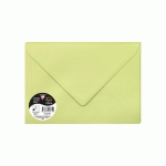 PAQUET DE 5 ENVELOPPES POLLEN 162X229MM 120G/M2 - VERT BOURGEON - LOT DE 10