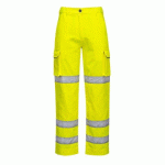 PORTWEST LW71 PANTALON FEMME HIVIS JAUNE - TAILLE L - STANDARD