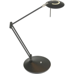 LAMPE DE TABLE ZODIAC LED - NOIR - MÉTAL - 18 CM - DIRIGÉ - 2109ZW - NOIR - STEINHAUER
