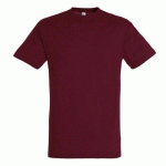 TEE-SHIRT PERSONNALISABLE ACTIVE ADULTE 190G BORDEAUX