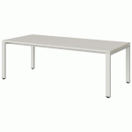 TABLE MALIBU 180X80 T3 SOUDÉ STRA ABS BLC SEL W911/BLC 9016