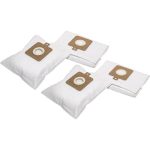 20X SACS COMPATIBLE AVEC WHITE AND BROWN ALLIAGE 1200E, 1400E, 1AT1200 ASPIRATEUR - MICROFIBRE NON TISSÉE, 51, 23,5CM X 17,5CM BLANC - VHBW