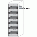 ARMOIRE S-PHOENIX TOUCHLESS-90 S90.196.060.075.FDAO GRIS - ASECOS