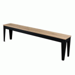 BANC - FRÉQUENT - CHÊNE - NOIR