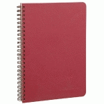 CAHIER RELIURE INTÉGRALE AGE BAG A5 100 PAGES PETITS CARREAUX - ROUGE - LOT DE 5