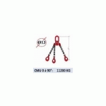 ELINGUE CHAINE 3 BRINS - CROCHETS AUTOMATIQUES - CMU 11200 KG (CLASSE 80)