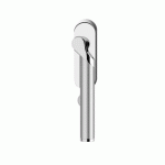 POIGNÉE DE FENÊTRE TARLIGHT F384 -VERROUILLABLE AVEC CLÉ -CHROMÉ SATINÉ -MAIN GAUCHE KARCHER DESIGN