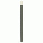 POTELET URBIN PMR TÊTE BOMB MÉT HTR 1.20M Ø90MM CIMENT 7033 - BUTON DESIGN