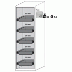 ARMOIRE S-PHOENIX VOL.2-90 S90.196.060.075.FDACR JAUNE - ASECOS