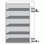 ARMOIRE SÉCURITÉ S-CLASSIC-90 S90.196.120 JAUNE